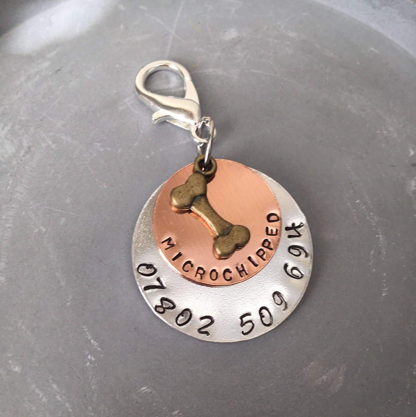 Dog Tag, Pet Tag, Pet ID Tag, Dog ID Tag, Custom Dog Tag, Personalised Pet Tag, Pet Jewellery, Dog Accessories - The Little Stamping Co.