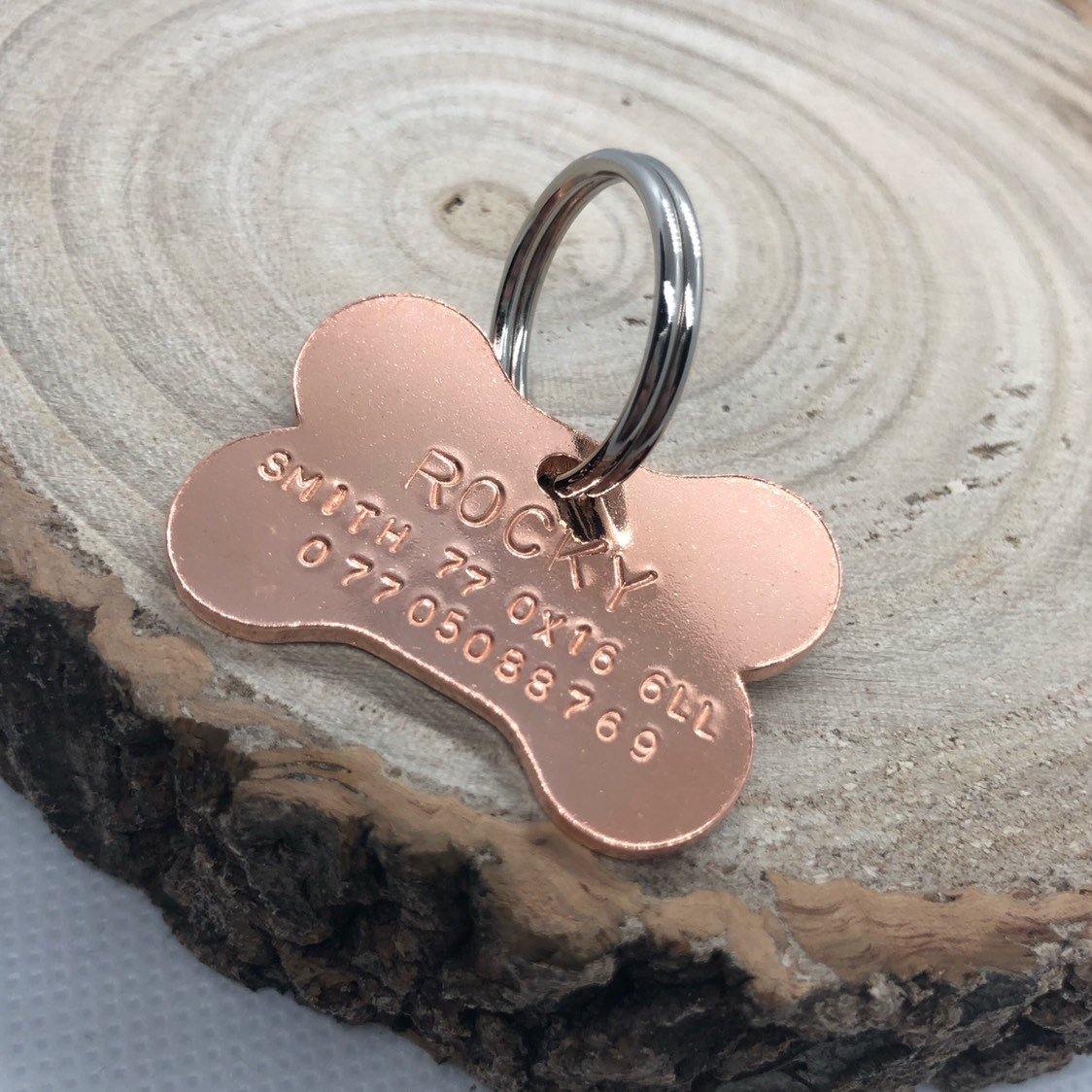 Copper Bone Dog ID Tag - The Little Stamping Co.