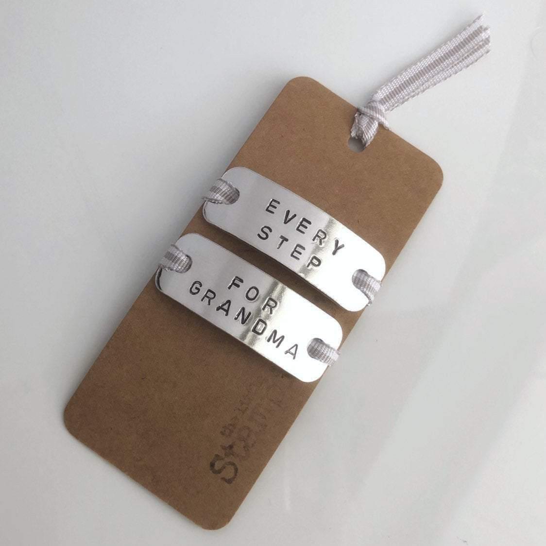 Trainer Tags, Lace Tags, Marathon, Runner Gift, Fitness Motivation, Personalised Shoe Tags, Training Gift, Gym, Bodybuilding - The Little Stamping Co.