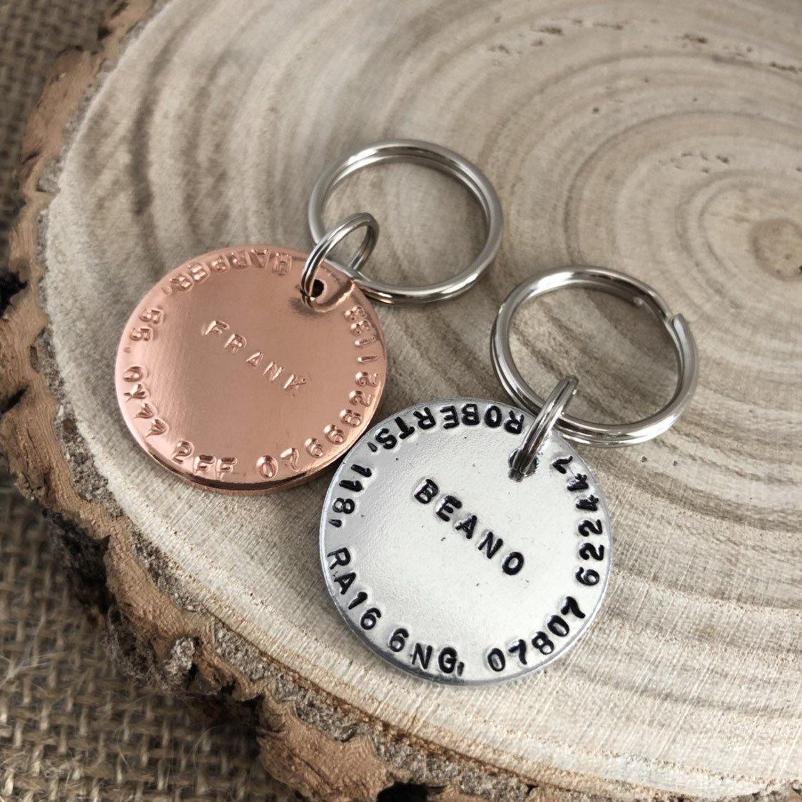 Copper Disc Dog Tag - The Little Stamping Co.