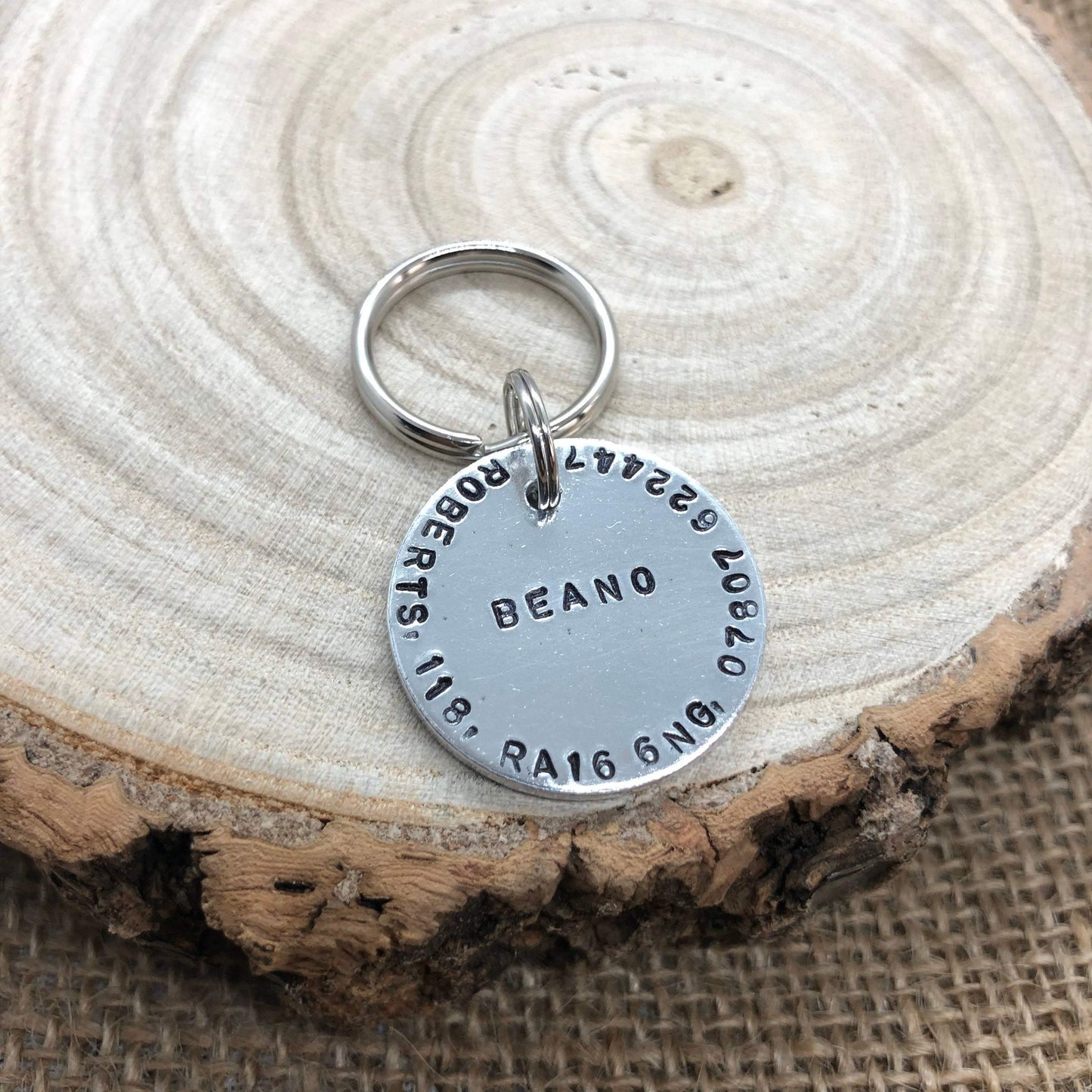 Simple Disc Dog ID Tag - The Little Stamping Co.