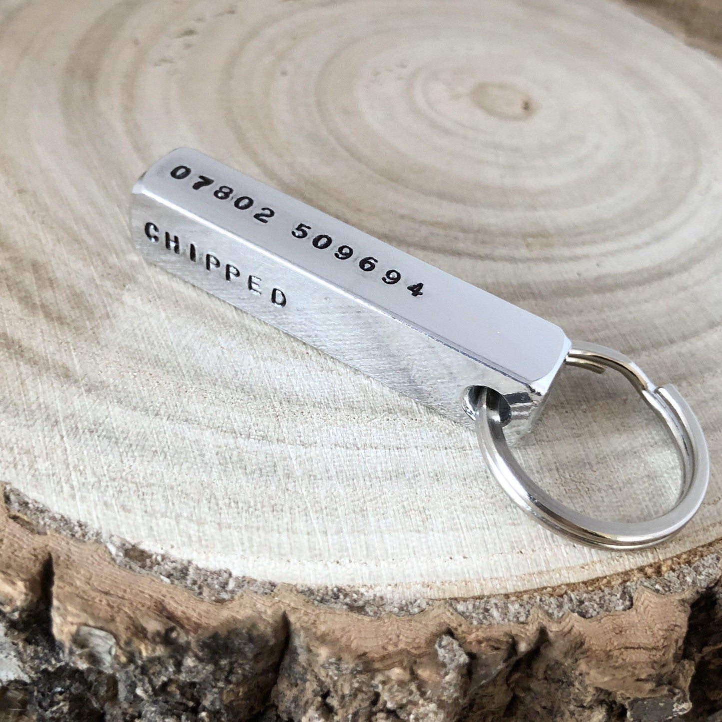 Four-Sided Dog ID Tag - The Little Stamping Co.