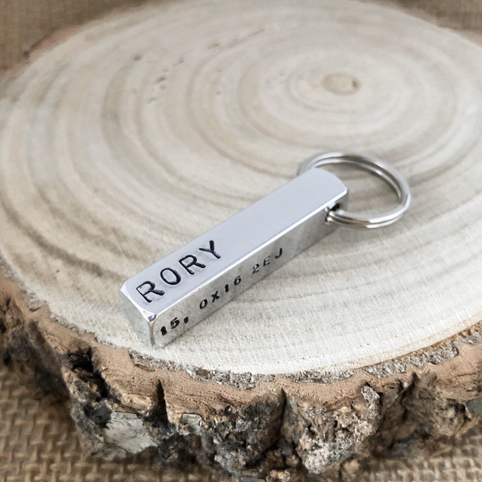 Four-Sided Dog ID Tag - The Little Stamping Co.